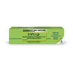 Epipen Syringe - 150mcg Adrenaline - Junior - 1:2000 - Single