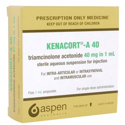 Kenacort A10 Injection - 10mg - 1ml Ampoule - Pack of 5