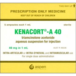 Kenacort A40 Injection - 40mg - 1ml Ampoule - Pack of 5