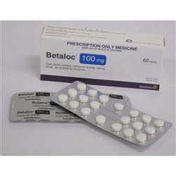 Betaloc Tablets - 100mg - Pack of 60