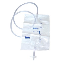 Urine Drainage Bag - 2L - With 100cm Tubing - Sterile - Single