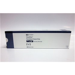 Vaseline Gauze - 2.5cm x 91.4cm - Pack of 12