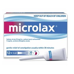Microlax Enema - 5ml Tube - Pack of 12