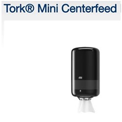 TORK MINI CENTREFEED WIPER M1 DISP BLACK