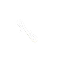 S Hooks for Disposable Curtains - Pack of 50