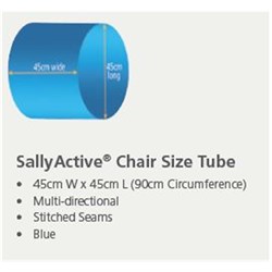 CHAIR SIZE TUBE BLUE REUSABLE 45 X 45CM