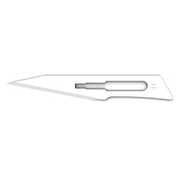 Henry Schein Scalpel Blades - Carbon Steel - #11 - Pack of 100