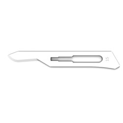 Henry Schein Scalpel Blades - Carbon Steel - #15 - Pack of 100