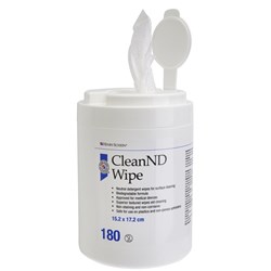 Henry Schein Clean ND Wipes - Neutral Detergent - 180 Wipes - Single