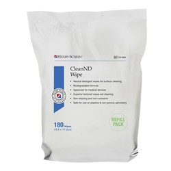 Henry Schein Clean ND Wipes - Neutral Detergent Wipes Refill - 180-Pack 