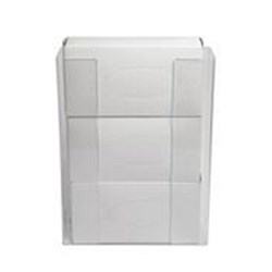 Glove Dispenser Triple Acrylic W 28 cm x D 9 cm x H 36 cm