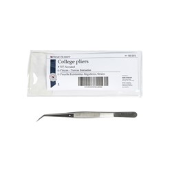 Henry Schein College Tweezers - Serrated Edge - Size 317 - Single