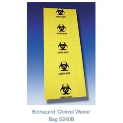 Contaminated Waste Bag - 590/590 x 1500mm - 240L - Pack of 50