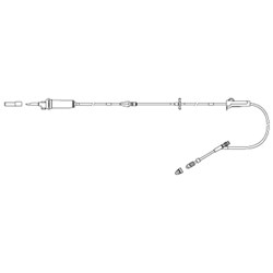 GEMINI INFUSION SET + SS VALVE PORT 20
