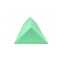 Position Pad - 45 Degree Long Wedge - Coated Sponge - 18 x 18 x 54cm - Single