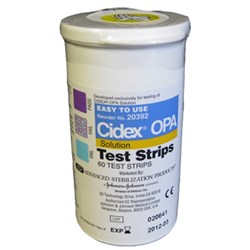 Cidex OPA Solution Test Strips - 60 Strips - Single Bottle - Single