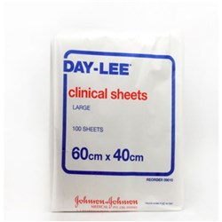DAYLEE CLIN SHEETS LARGE 100