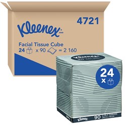 Kleenex Executive Facial Tissue - 2-Ply - 90 Sheets - Pack of 24