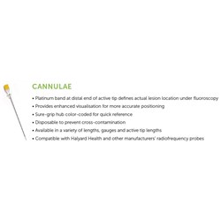 Radiopaque Cannula - Active Tip - Curved Sharp - 20G x 145mm - Pack of 10