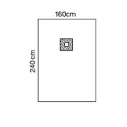 DRAPE CV LINE LATEX FREE 240 X 160CM 10