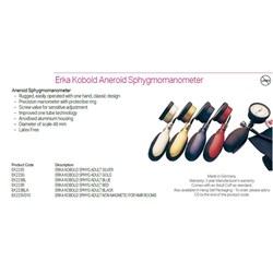 SPHYGMOMANOMETER ONE HAND COMPLETE ERKA