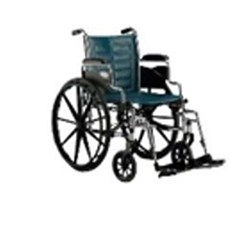 Wheelchair - Folding - Heavy Duty - 200kg Capacity - 24" - Single