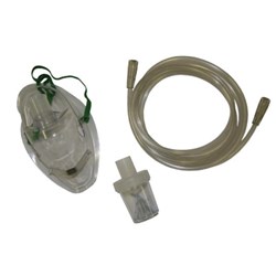 Nebuliser Mask - Adult - With 2m Tubing - Single