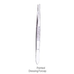 Dressing Forceps - Pointed - 13cm - Reusable