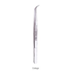 FORCEPS COLLEGE CURVED 16.5CM REUSABLE