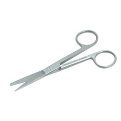Surgical Scissors - Sharp/Blunt - Straight - 13cm - Single
