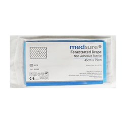 Medsure Fenestrated Drape - 45 x 75cm - Pack of 50