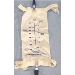 Urine Drainage Bag - Leg - 800ml - Non-Return Valve - Pack of 10