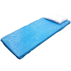 Mattress Cover - Single Bed - Blue - 210 x 90 x 20cm - Single
