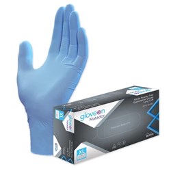 GloveOn Matador Nitrile Glove - Non-Sterile - Powder Free - Long Cuff - Large - Pack of 50
