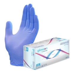 GLOVE CELESTE NITRILE PF NON STERILE X-LARGE 180