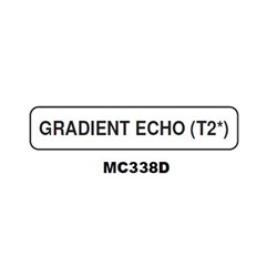 X-Ray Label - Gradient Echo (T2*) - Pack of 250