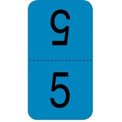 X-Ray Label - "Top 5" - Dark Blue - Pack of 500