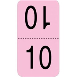 X-Ray Label - Top 10 - Light Pink - Pack of 500