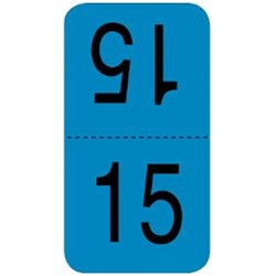 X-Ray Label - Top 15 - Dark Blue - Pack of 500