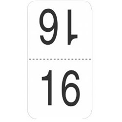 X-Ray Label - Top 16 - White - Pack of 500