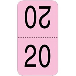 X-Ray Label - Top 20 - Light Pink - Pack of 500