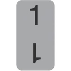 X-Ray Label - Bottom 1 - Grey  - Pack of 500