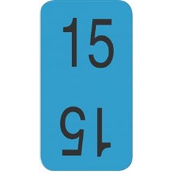 X-RAY LABEL BOTTOM 15 DARK BLUE 500/RLL