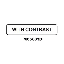 X-Ray Label - "With Contrast" - Pack of 250