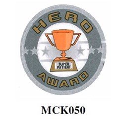 Sticker - "Hero Award" - Pack of 250