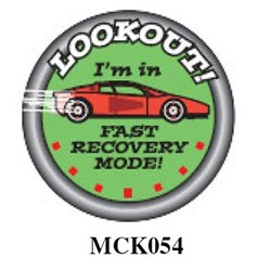 Sticker - "Fast Recovery" - Pack of 250