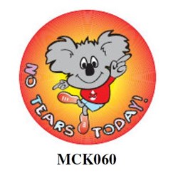 Sticker - "No Tears Today" - Pack of 250