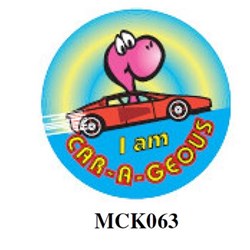 Sticker - "Car-a-geous" - Pack of 250