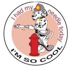 Sticker - Dalmatian - "I'm So Cool" - Pack of 250