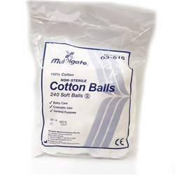 Multigate Cotton Wool Balls - Non-Sterile - Pack of 240